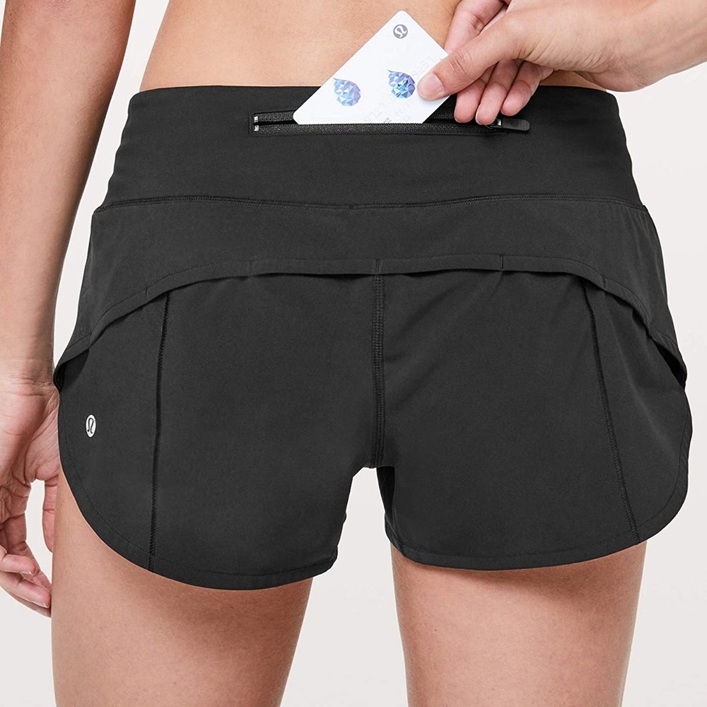 Lululemon speed up short- long 4”